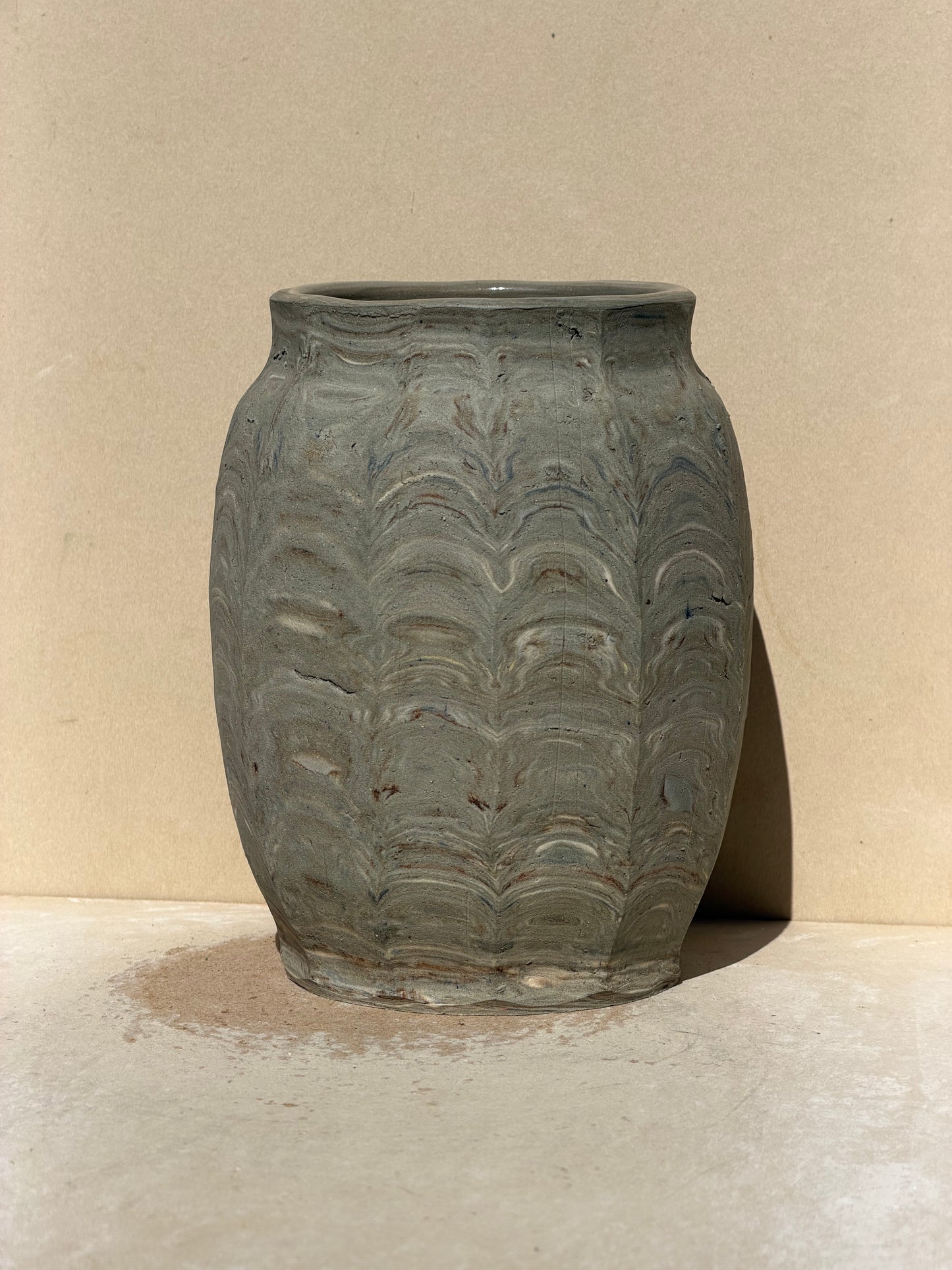 Reclaimed Nerikomi Vase