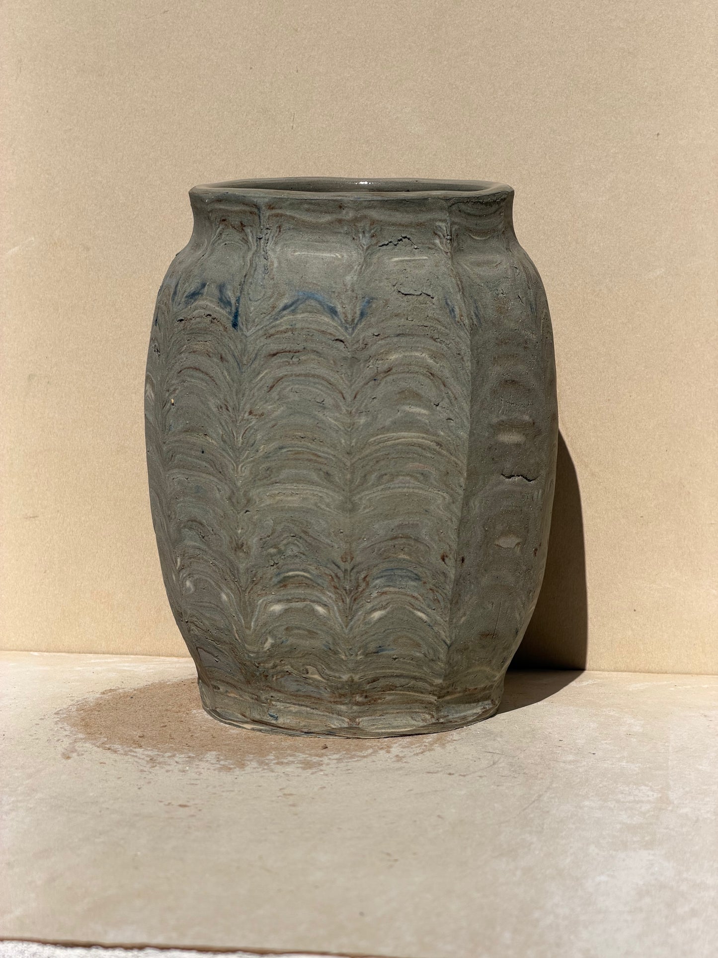 Reclaimed Nerikomi Vase