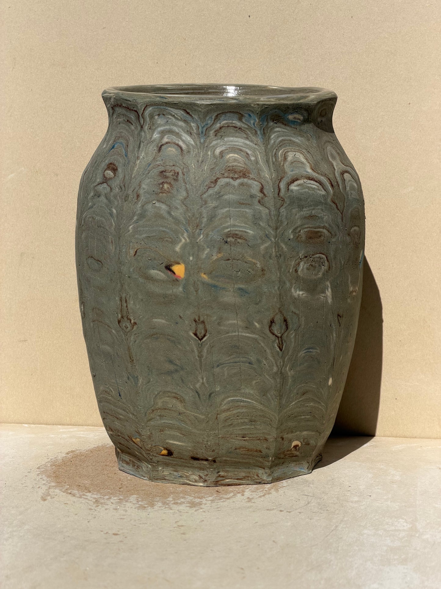 Reclaimed Nerikomi Vase