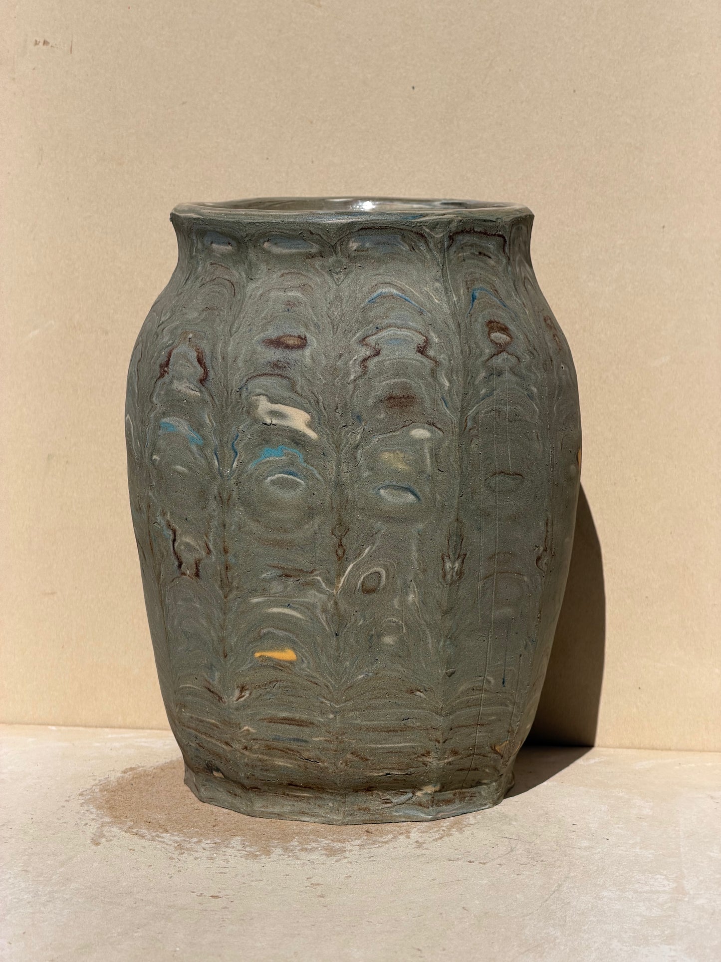 Reclaimed Nerikomi Vase