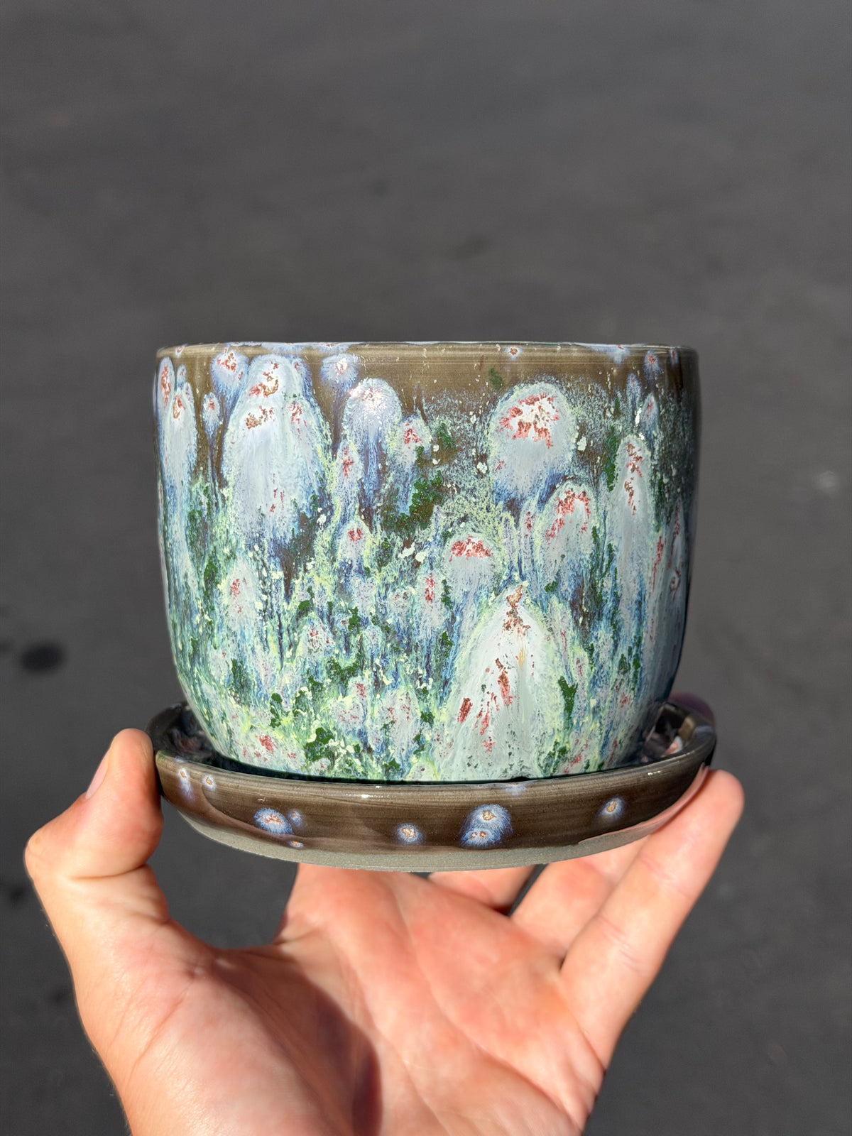 Green Waterfall Planter