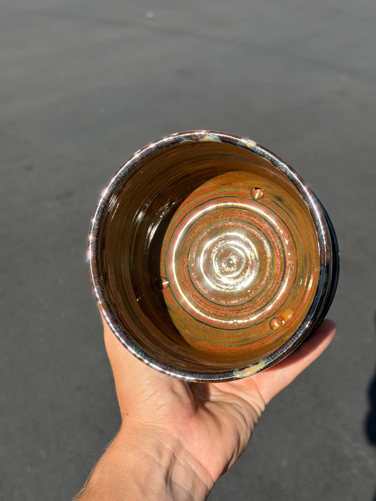 Brown Speckled Planter